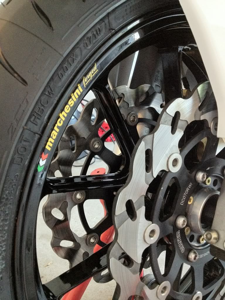 Anyone run two different wheels? Or different color | Honda